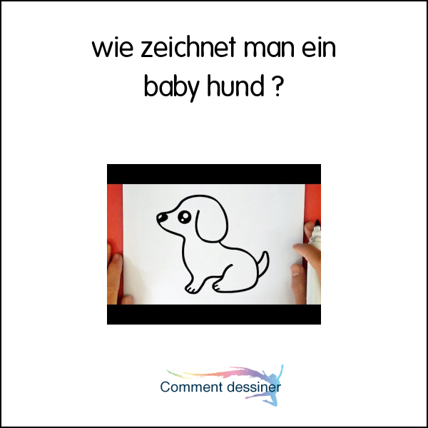 wie zeichnet man ein baby hund